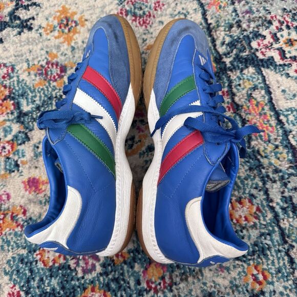 Adidas‎ Vintage Blue Samba Millennium World Cup Shoes Italy Men’s Size 10 - Picture 10 of 10